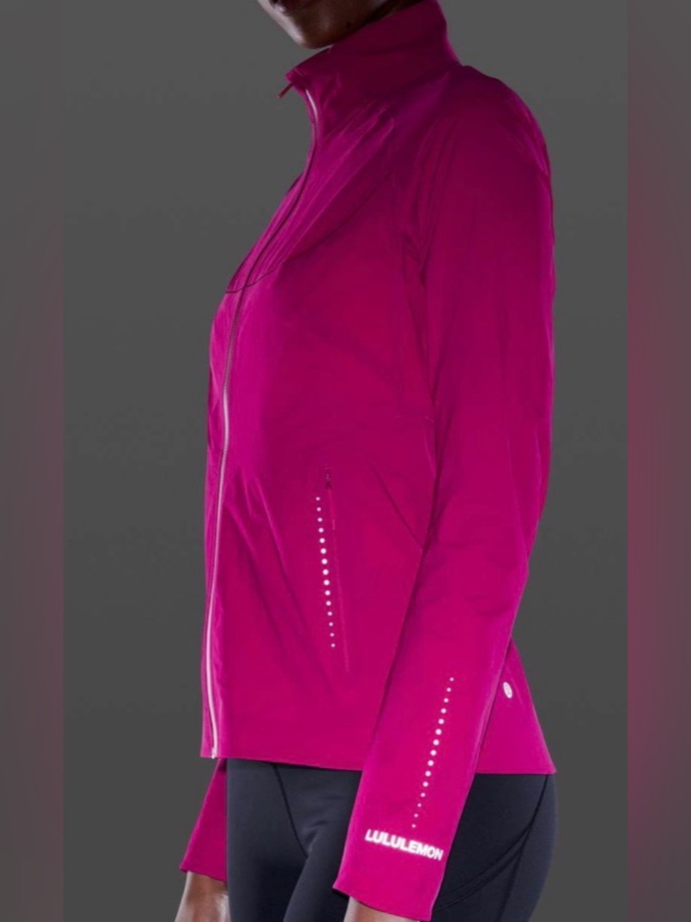 NWOT New Lululemon Fast and Free Windbreaker Ripened Raspberry - Picture 3 of 9